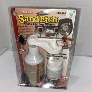 Armour Products Sand Etch Kit 70-9001 Glass Etching System NEW Old Stock
